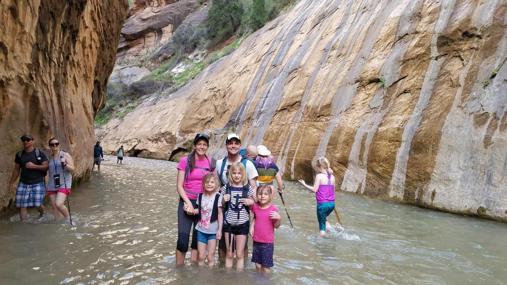 family trip to zion national park