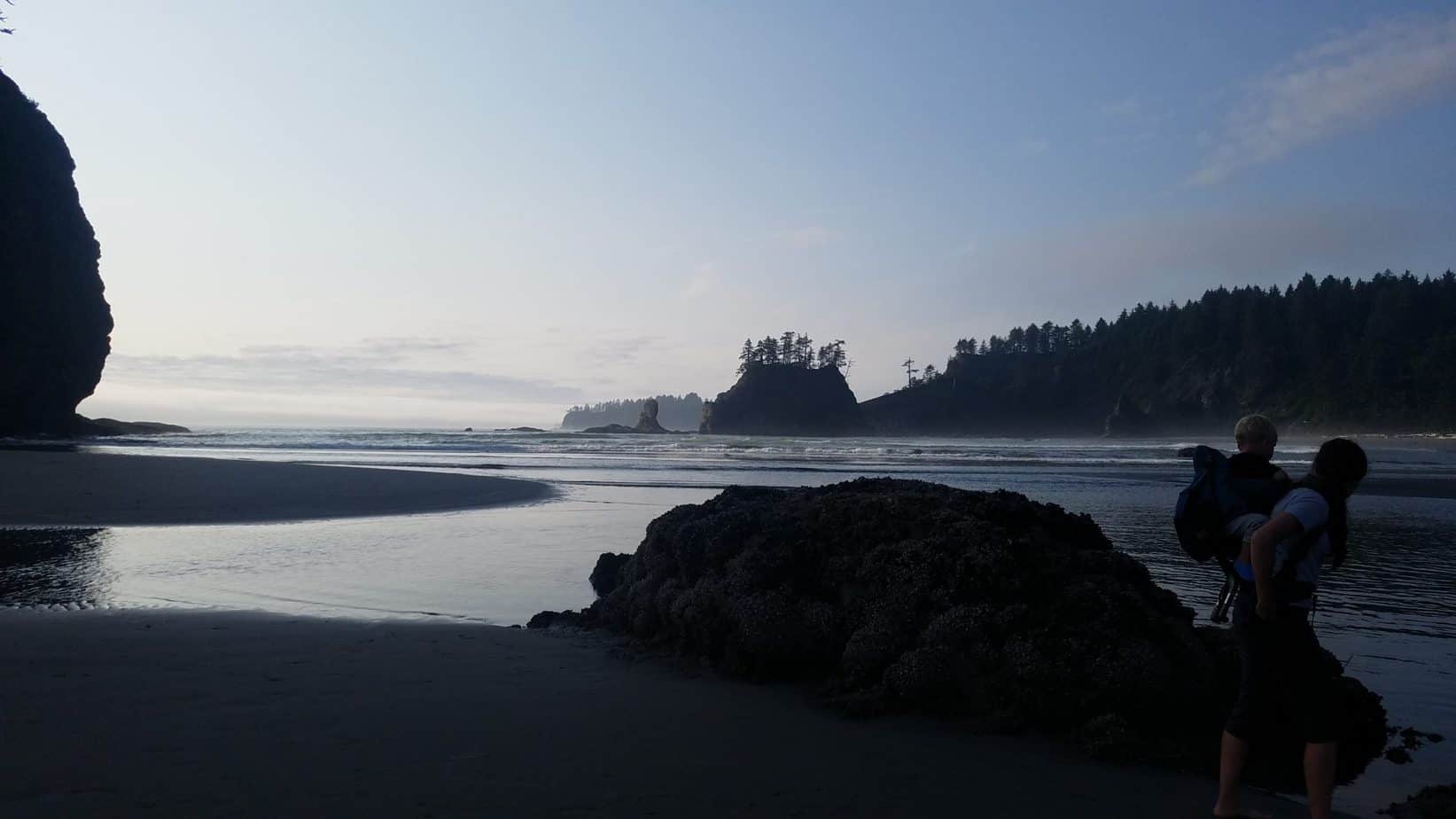 Second Beach at Sunset