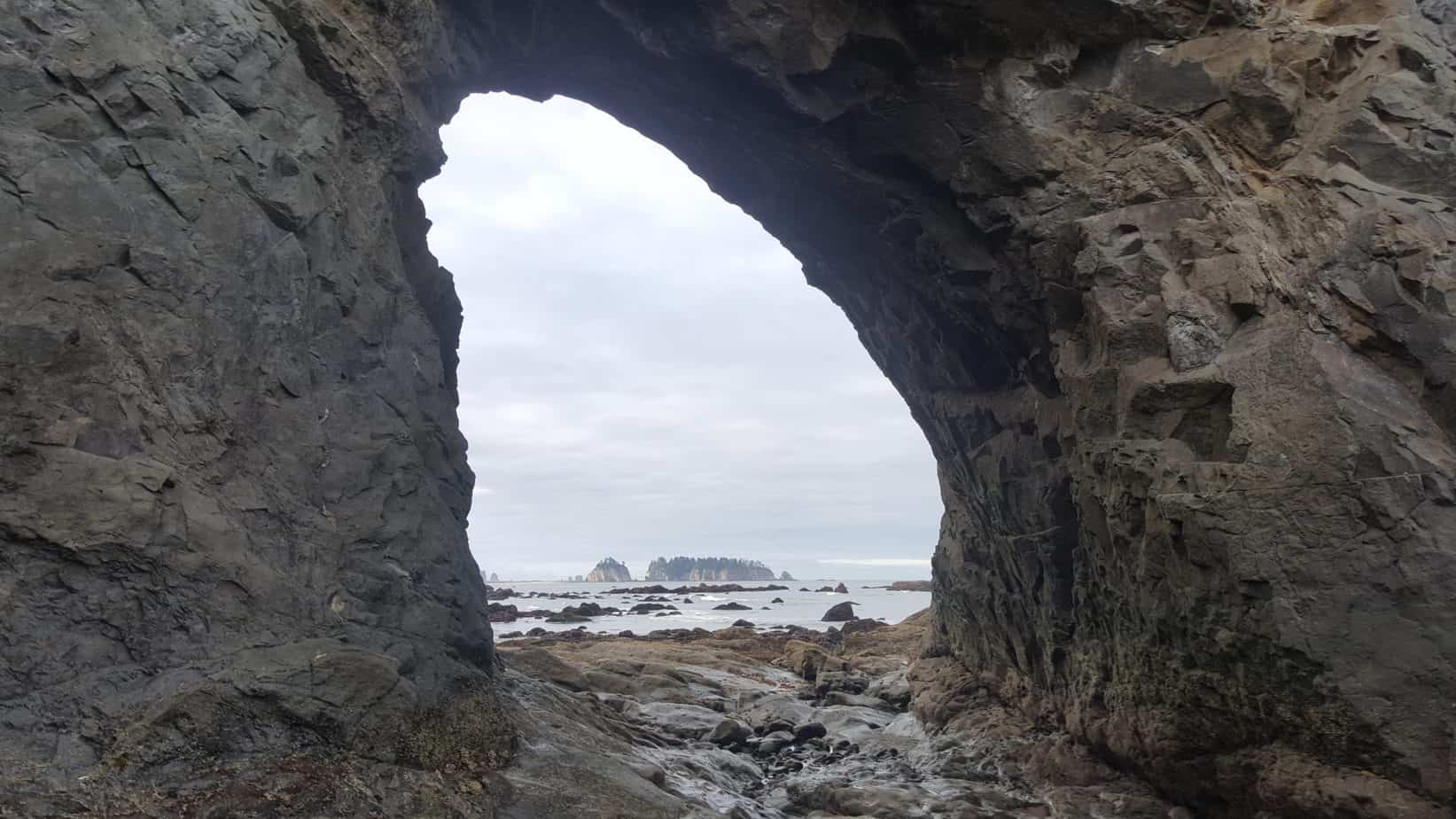 Hole in the Wall at Rialto Beach