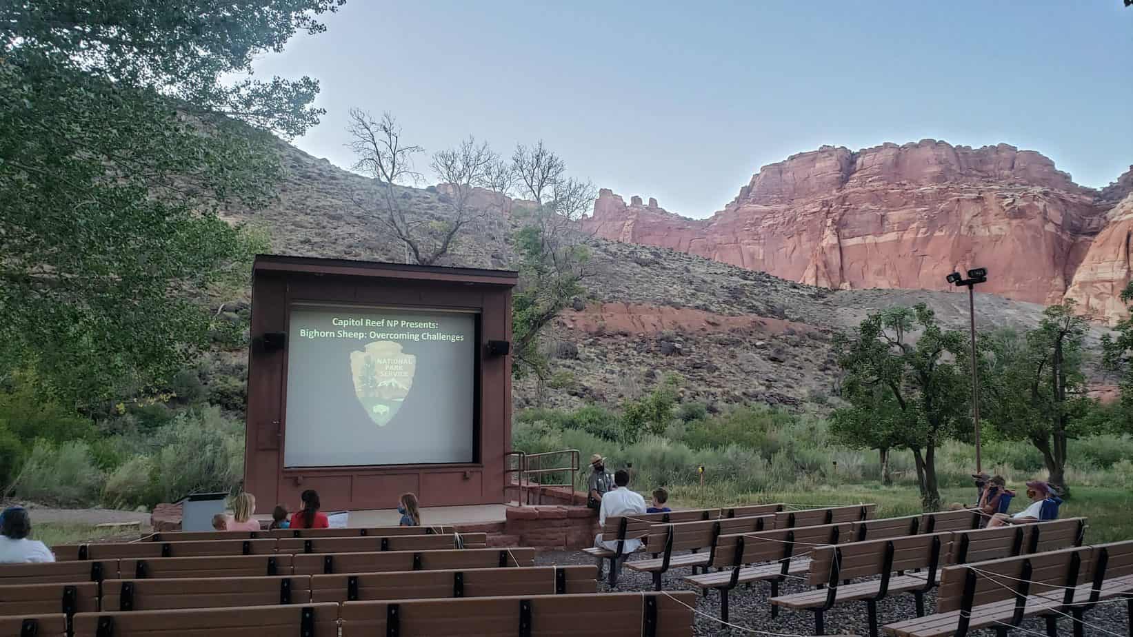 Amphitheatre at Fruita Campground