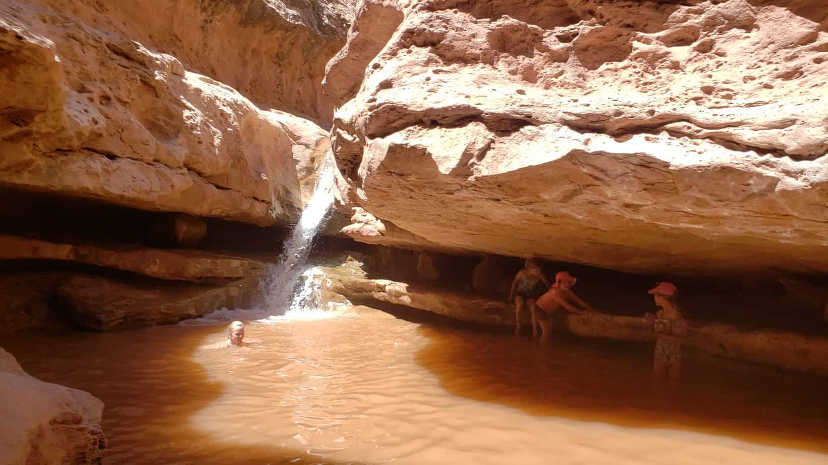 Sulphur Creek First Waterfall and Pool