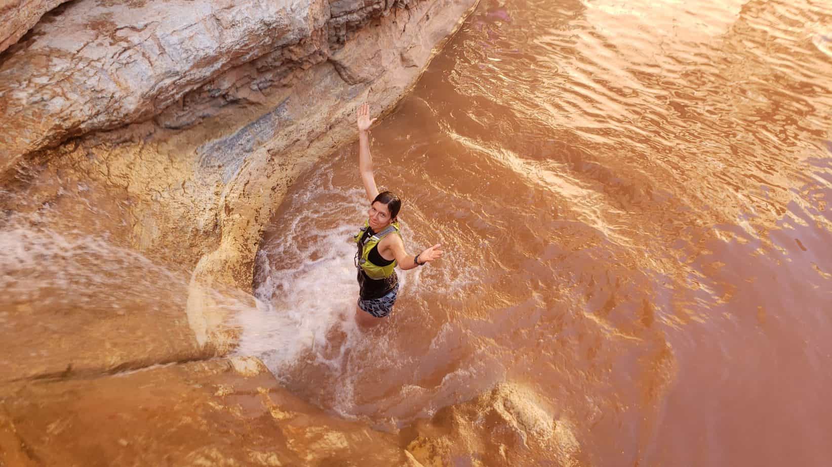 Sulphur Creek Third Waterfall Pool