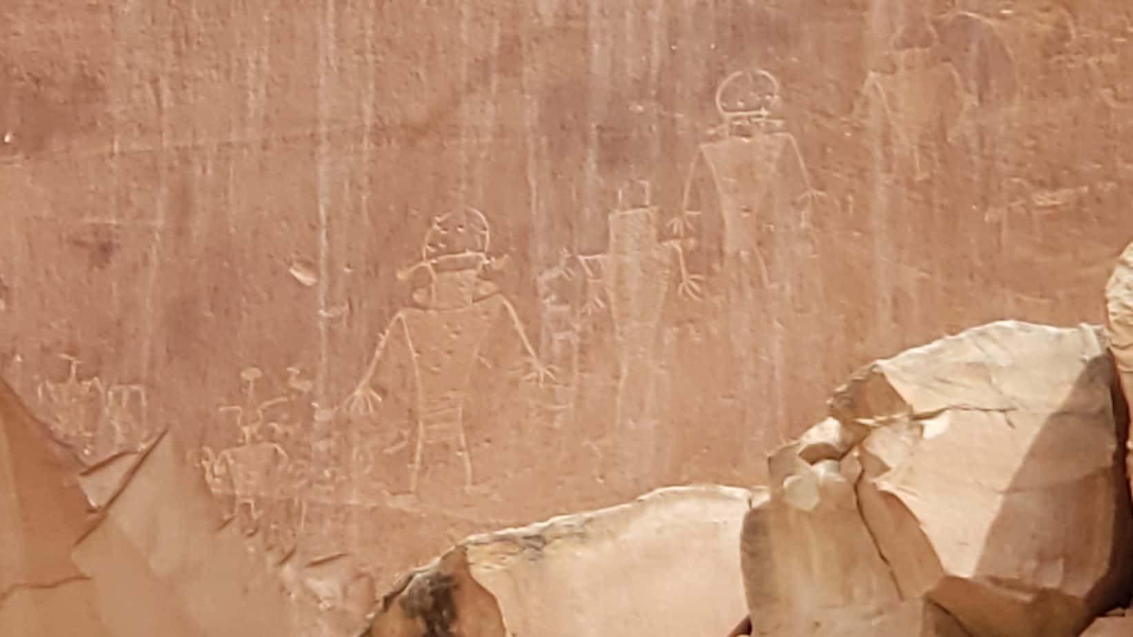 Petroglyph Panel at Capitol Reef National Park