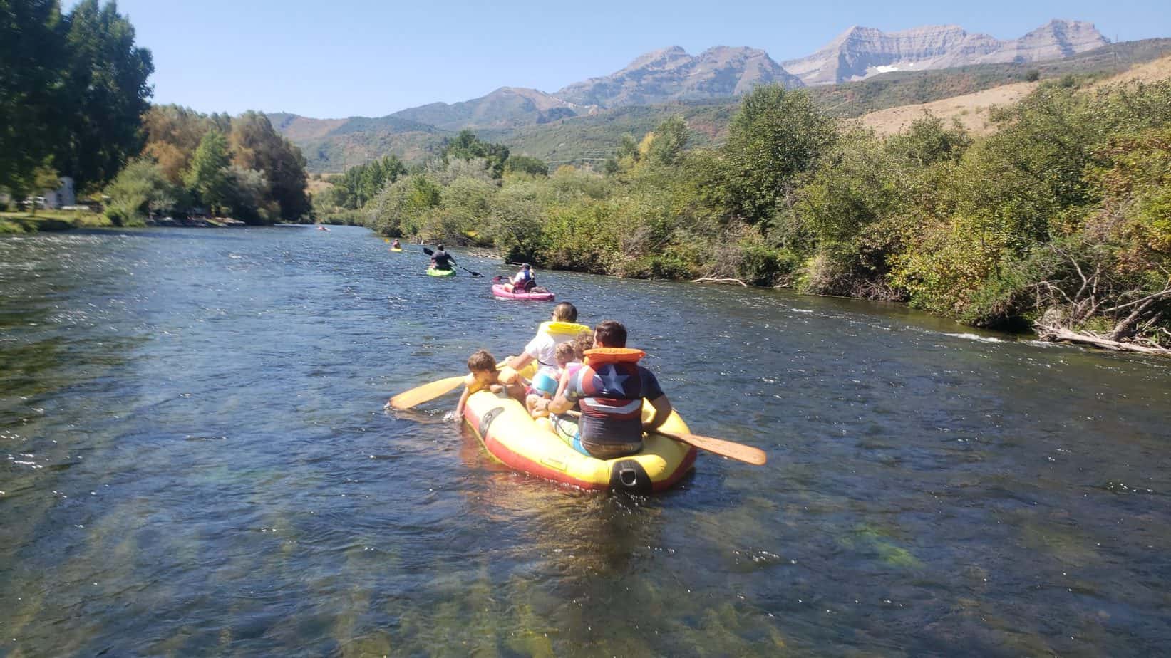 Float the Provo River with Kids Outdoor Fam Fun