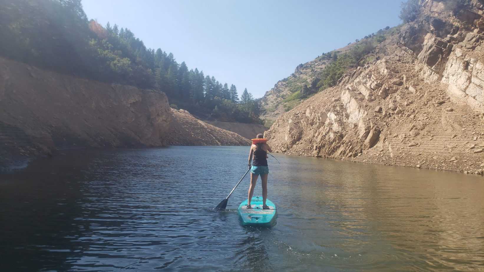 Kayaking at Causey Reservoir